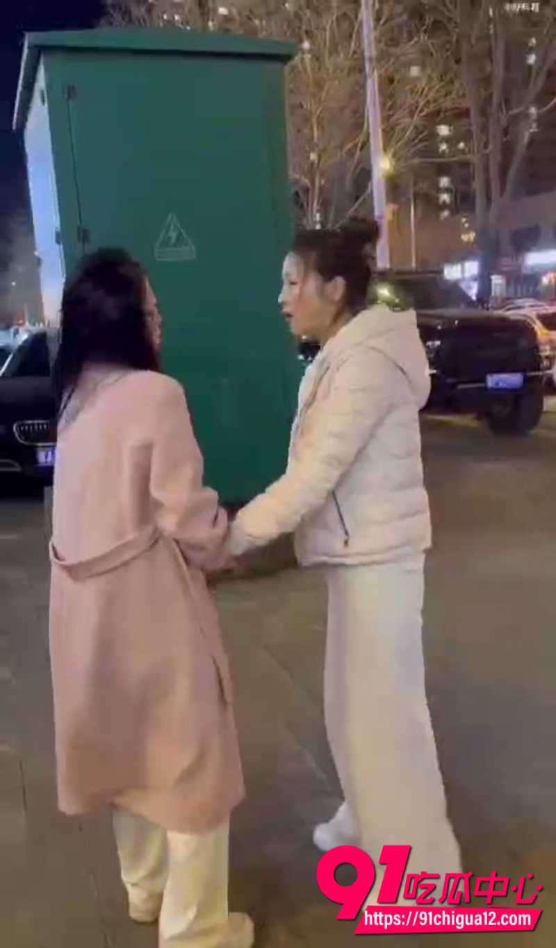 原配街头怒抓小三5