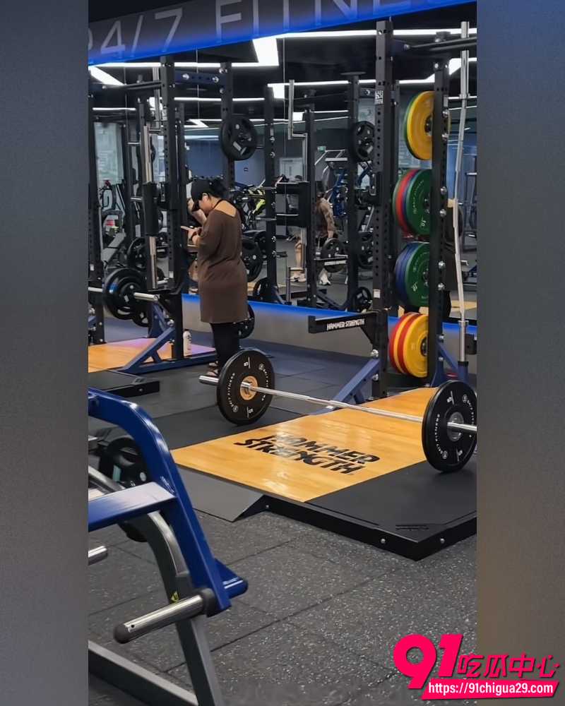 抖音BBW健身博主叫我沐沐老师 1