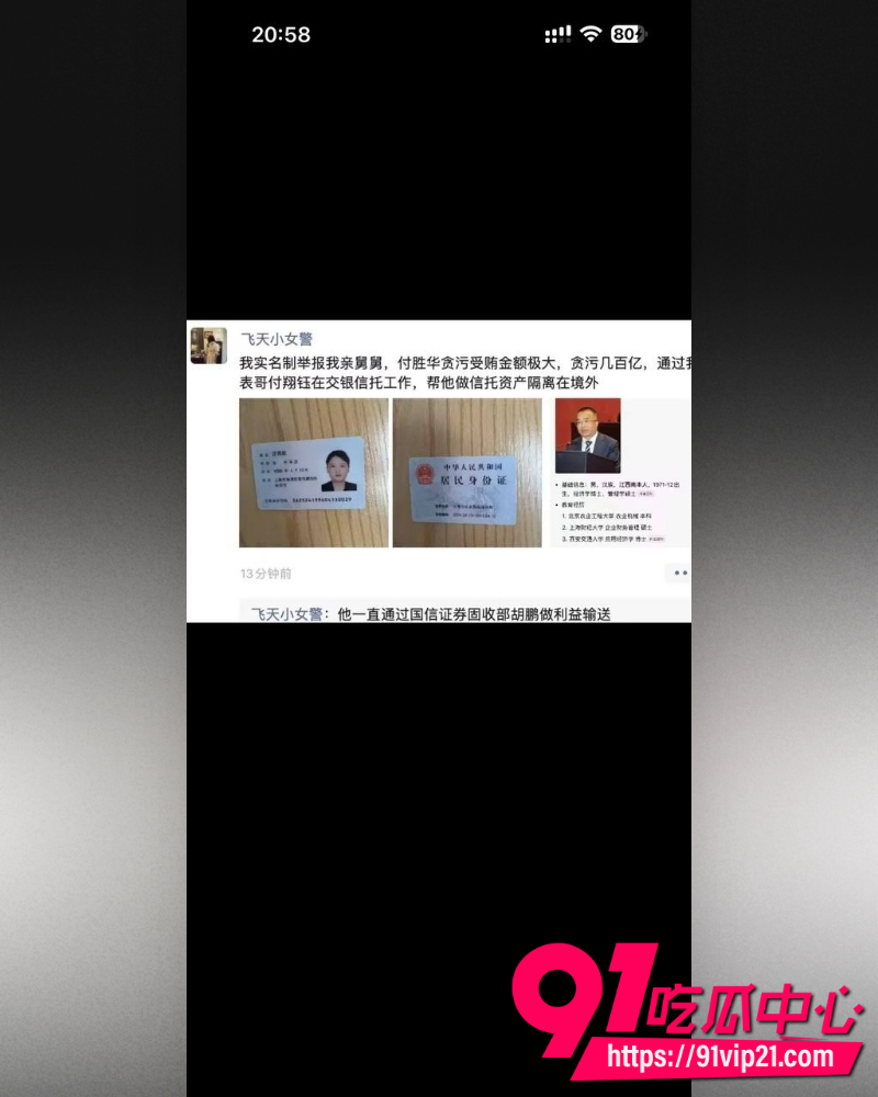 飞天小女警实名举报舅舅付胜华 27